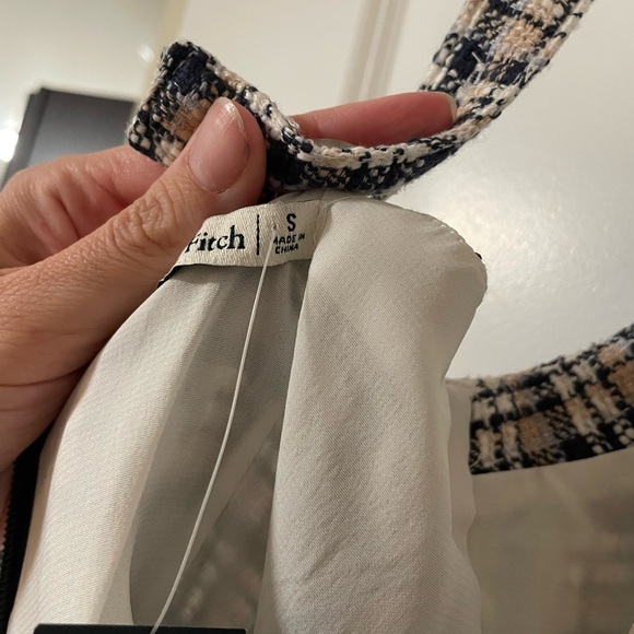 Abercrombie & Fitch Tweed Mini Dress Size Small - Picture 9 of 14